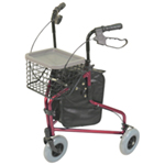 Lightweight Tri Walker with Bag and Basket