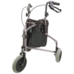 Three Wheeled Steel Walker
