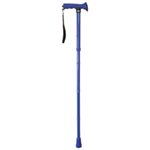 Folding Rubber Handled Walking Stick