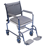 Lenham Height Adjustable Mobile Commode