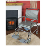 Height Adjustable Mobile Commode