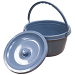 Replacement Commode Bucket and Lid for the VR252F Folding Commode
