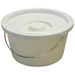 7.5L Commode Bucket and Lid