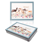 St Helens Home and Garden Lap Tray with Bean Bag Cushion