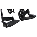 Pair of Footrests for the VA171 in Black Aidapt Transit Chair