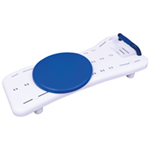 Width Adjustable Bath Board with Integral Handle and Turntable