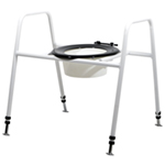 Solo Skandia Combined Bariatric Raised Toilet Seat and Frame