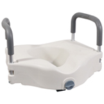 The Viscount Raised Toilet Seat with Arms
