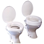 Prima Raised Toilet Seat with Lid