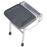 Solo Compact Padded Shower Seat with Leg