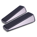 Chrome Door Wedge/Stopper - Pack of 2