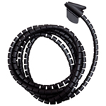St Helens Home and Garden Cable Tidy With Clip 8mm Diameter 2m Length