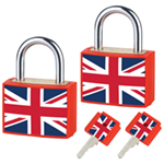 Union Jack Padlocks (Twin Pack)