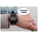 Water Resistant Talking Digital Wrist Watch