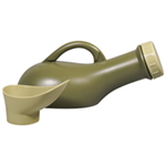 Unisex Urinal with Screw Top Lid