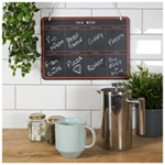 Weekly Hanging Chalkboard Planner With 8 Sections, One for Each Day Plus Notes