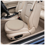 Revolving Swivel Seat with Fleece Cover