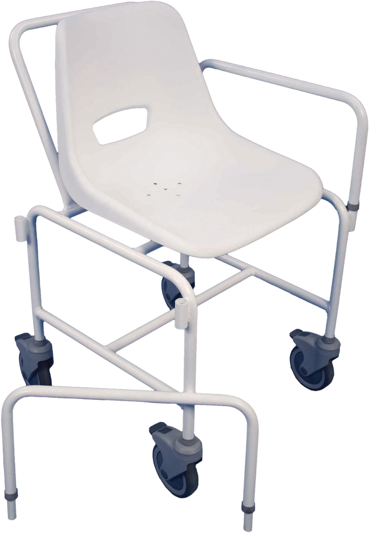 Aidapt Charing Attendant Propelled Shower Chair