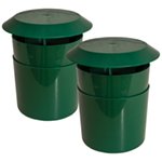 St Helens Home and Garden Slug and Snail Traps Beer Traps - Pack of 2